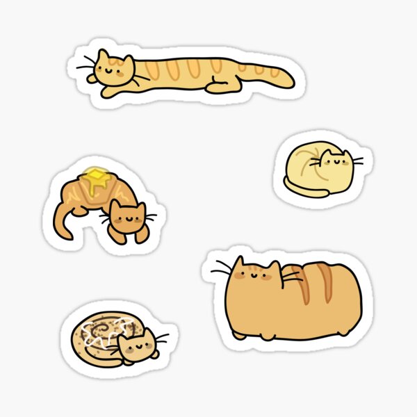 pastry kitties Sticker