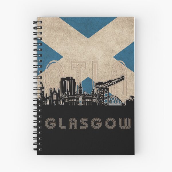 Item preview, glasgow skyline flag designed and sold by BekimART2.