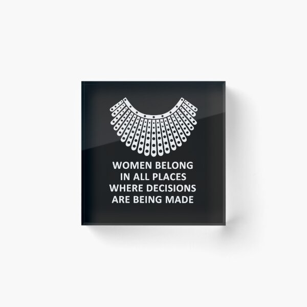 Item preview, Women belong in all places where decisions are being made Collar designed and sold by REApparelCo.