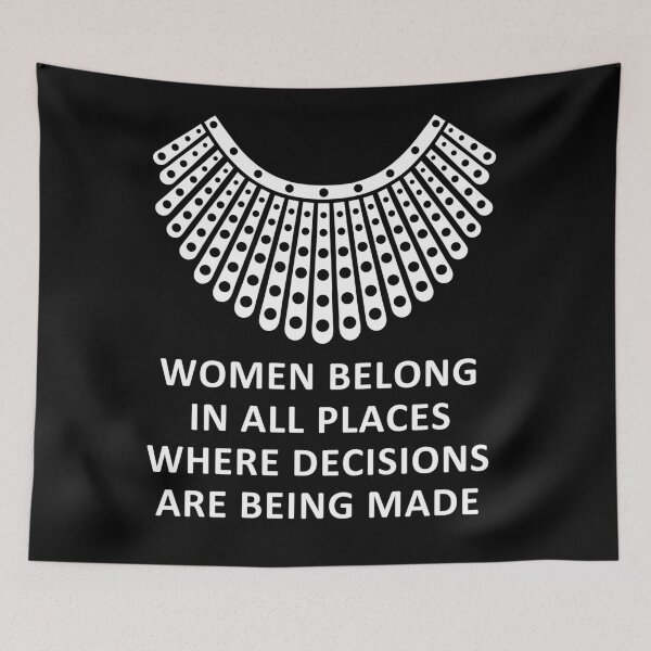 Item preview, Women belong in all places where decisions are being made Collar designed and sold by REApparelCo.