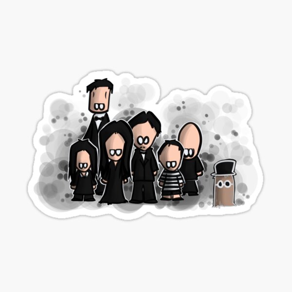 Addams family Sticker
