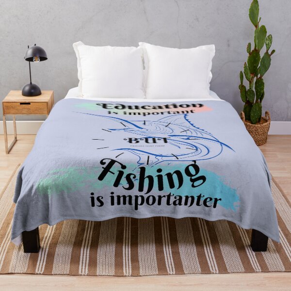 Item preview, Education is important but fishing is much more importanter designed and sold by wodra.