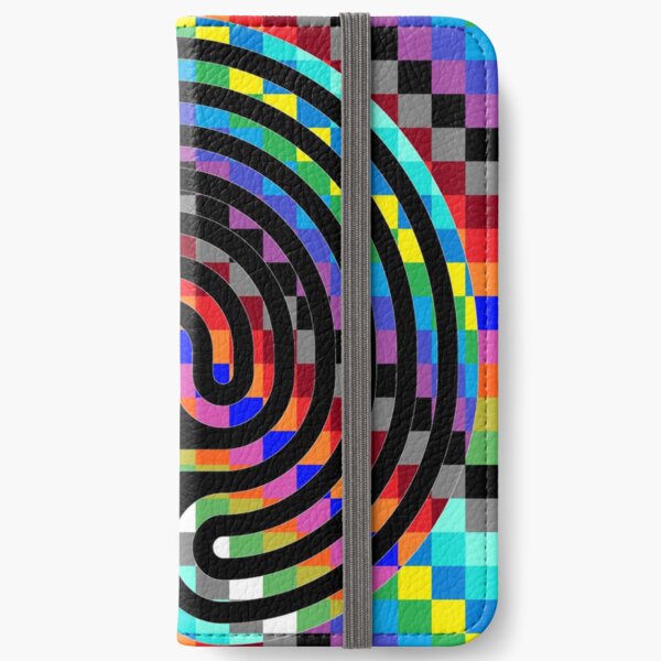 Trippy Colors iPhone Wallet