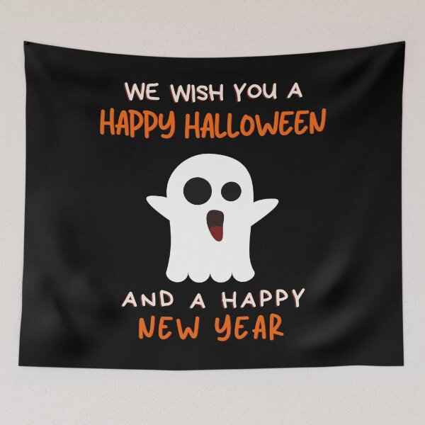 Item preview, Happy Halloween And A Happy New Year  Ghost designed and sold by RGVDesigns.