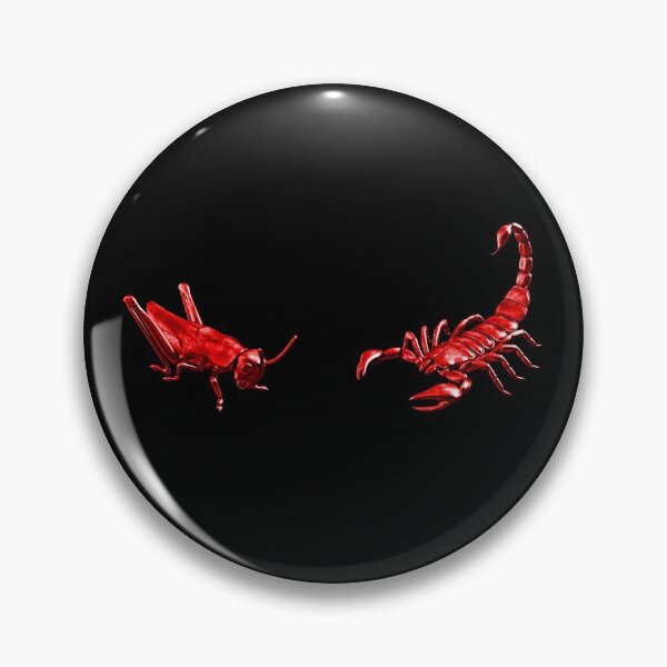 Item preview, The Scorpion Or The Grasshopper? - Red Metallic Design designed and sold by Timebird.