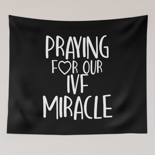 Item preview, Praying For Our Ivf Miracle Transfer Ivf Transfer Day Infertility Gift designed and sold by Akmloza.
