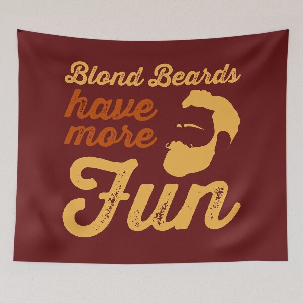 Item preview, Blond beards have more fun funny Hipster design for men with beards designed and sold by NaughtyGoose.