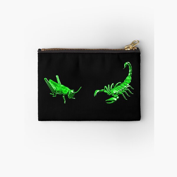 Item preview, The Scorpion Or The Grasshopper? - Green Metallic Design designed and sold by Timebird.
