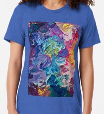 Rainbow Flow Abstraction Tri-blend T-Shirt