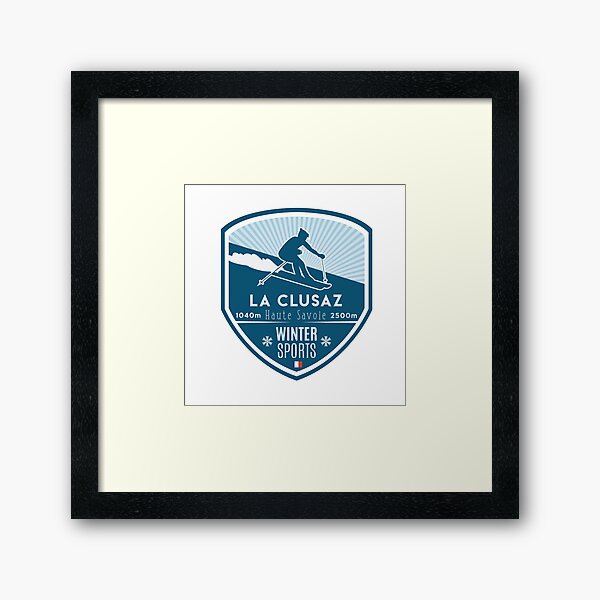 LA CLUSAZ Impression encadrée