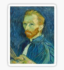 Take a walk, do like Van Gogh Sticker
