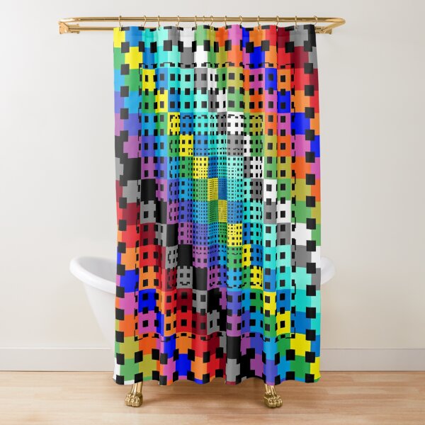 Trippy Colors Shower Curtain