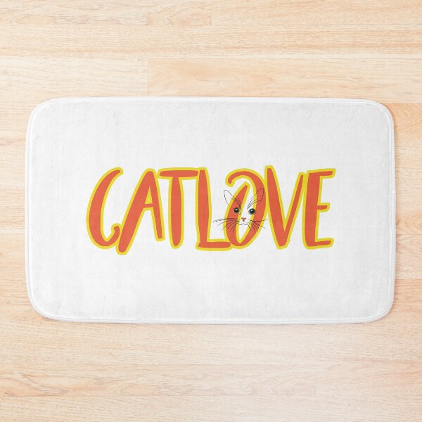 Item preview, cat love artwork | cat love calligraphy art  designed and sold by KARTICK DUTTA.
