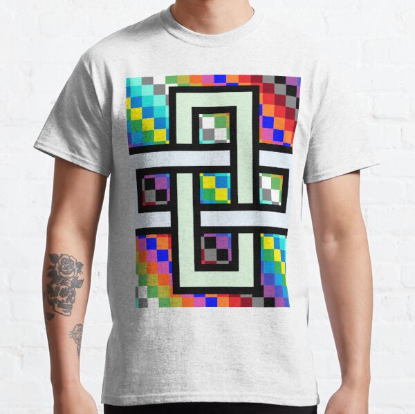 Trippy Cheese Colors Classic T-Shirt