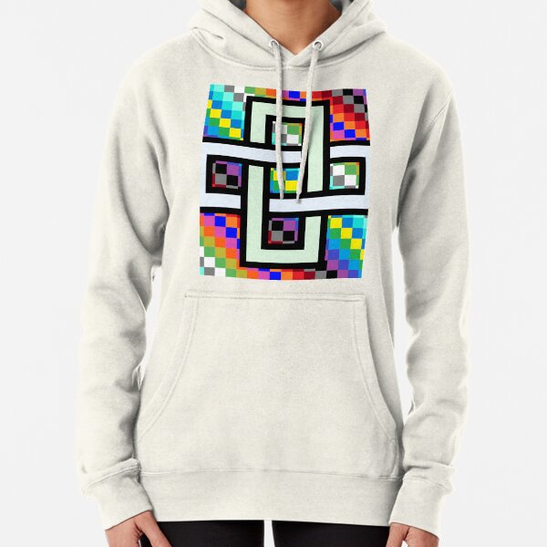 Trippy Cheese Colors Pullover Hoodie