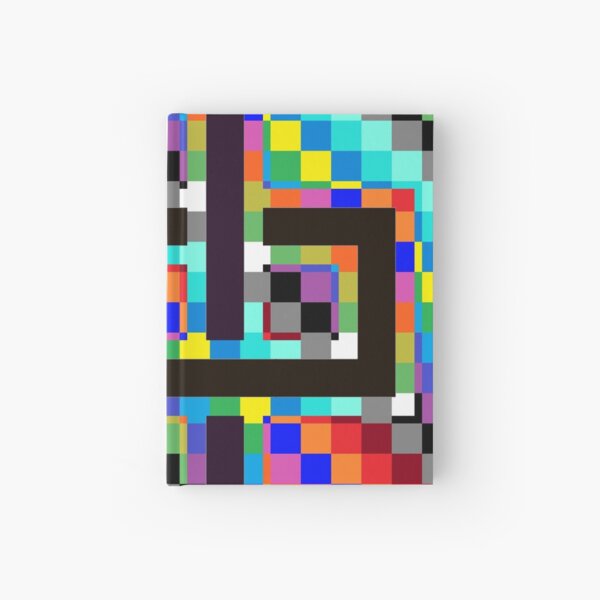 Trippy Vertical Colors Hardcover Journal