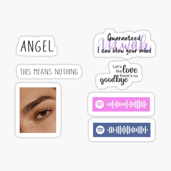 Dua Lipa Sticker Pack Sticker By Vandakhoshgelle Redbubble