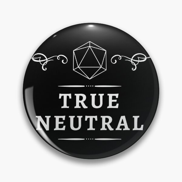 Item preview, True Neutral DnD Allignment designed and sold by MickTilio.