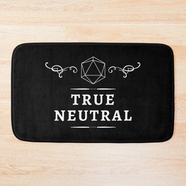 Item preview, True Neutral DnD Allignment designed and sold by MickTilio.