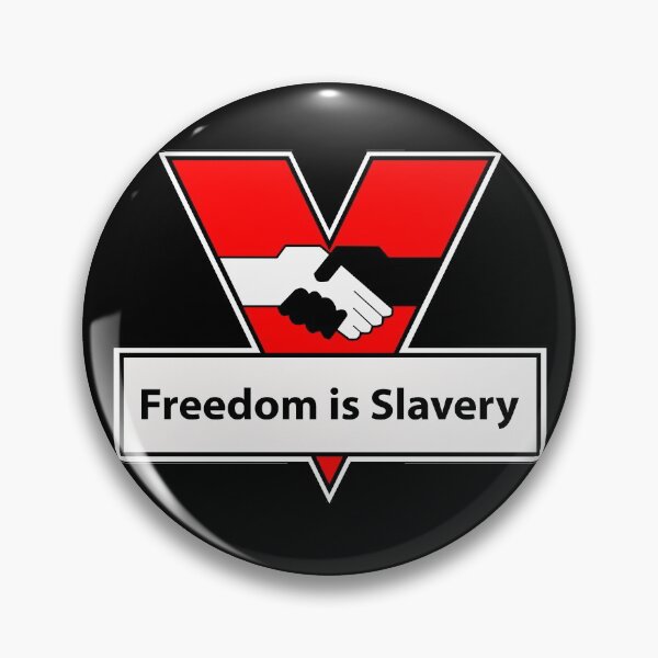 Item preview, INSOC: 1984: Freedom is Slavery designed and sold by CitizenAwear.