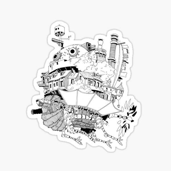 Howl's moving castle Sticker