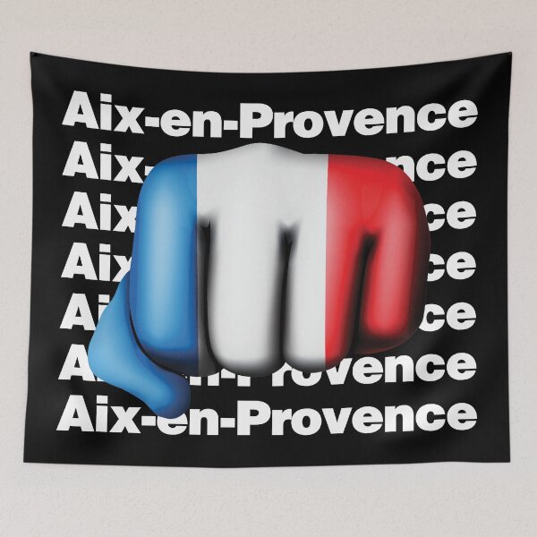 Item preview, Strong Aix-en-Provence French Fist France Flag designed and sold by elhefe.