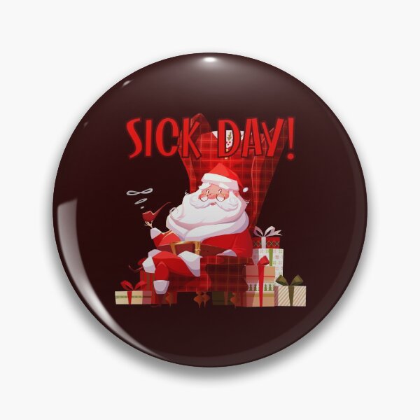 Item preview, Sick Day Santa! designed and sold by PawsitiveMum.