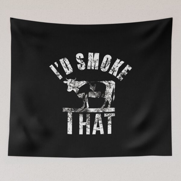Item preview, Id SmokeThat, BBQ Grilling, Pig Funny Pork  designed and sold by StarByAsem.