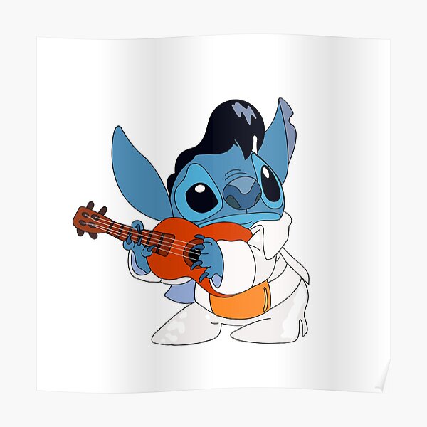 Elvis Stitch Posters 