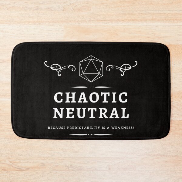 Item preview, Chaotic Neutral DnD Allignment designed and sold by MickTilio.