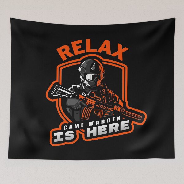 Item preview, Relax Game Warden is here designed and sold by Teelogic.