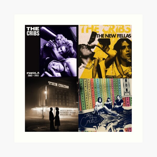 The Cribs Albums Art Print By Simonfoster365 Redbubble