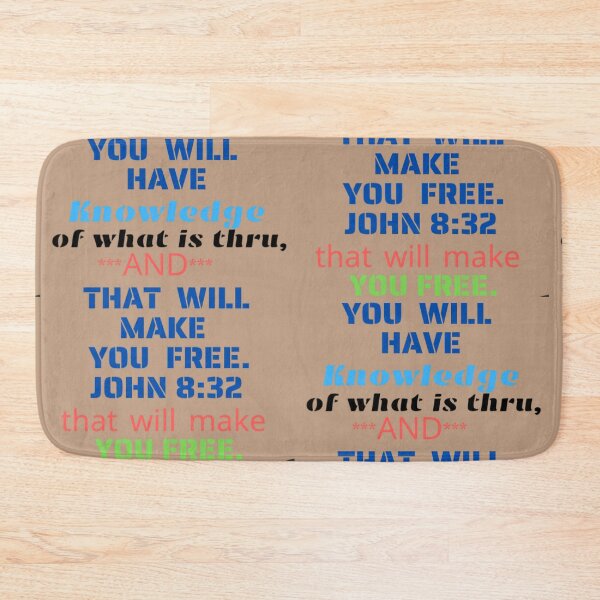 Item preview, *John 8:32* designed and sold by Berezabella.