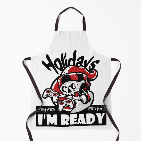 Item preview, Holidays, i'm ready - funny skeleton gamer designed and sold by ImaginarySouls.