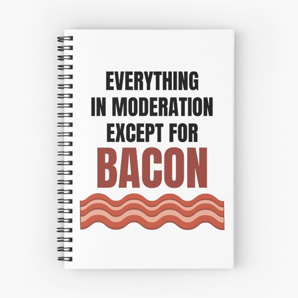 Item preview, Todo con moderación excepto tocino designed and sold by ThreadofHonor.
