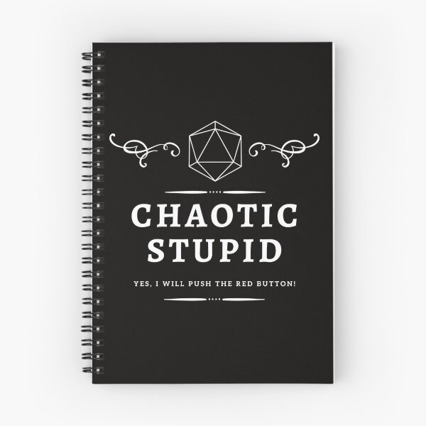 Item preview, Chaotic Stupid DnD Allignment designed and sold by MickTilio.