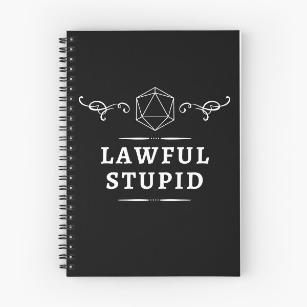 Item preview, Lawful Stupid DnD Allignment designed and sold by MickTilio.