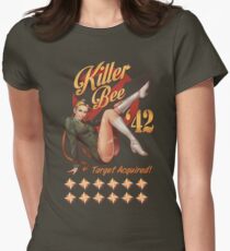 Killer Bee Pin Up Women's Fitted T-Shirt