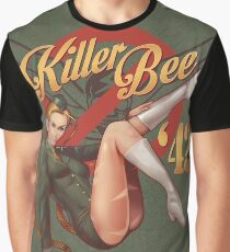Killer Bee Pin Up Graphic T-Shirt