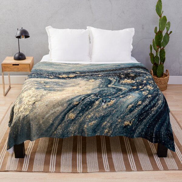 Item preview, Ocean Gold Dust Abstract Marble Effect designed and sold by Lunar009.