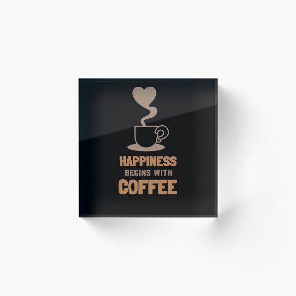 Item preview, Happiness begins with Coffee designed and sold by MariusMunteanu.