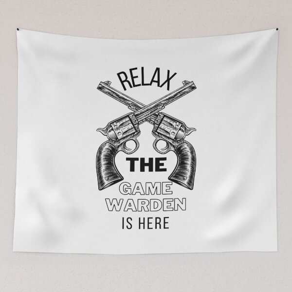 Item preview, Relax Game Warden is here designed and sold by Teelogic.