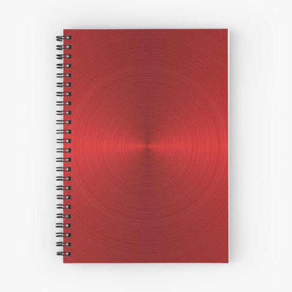 Item preview, Red Brushed Metal Circular Look-alike designed and sold by Sybille-Yates.