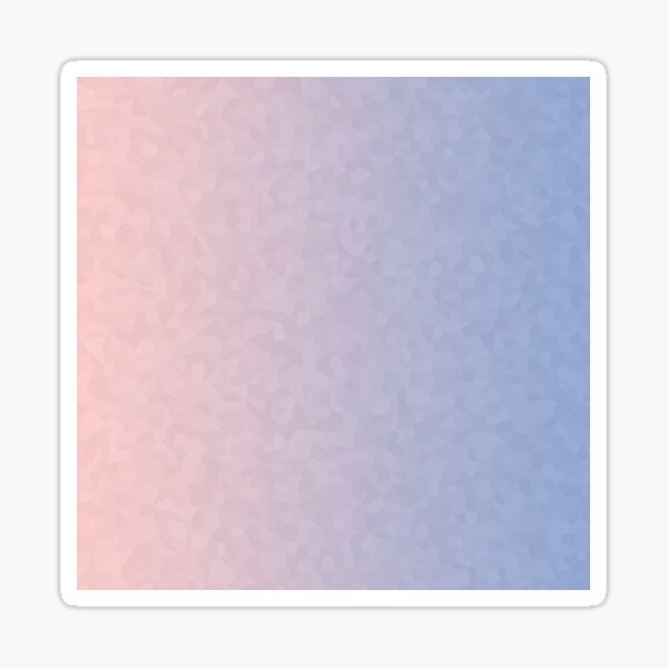 Pink Blue Pastel Rose Quartz Serenity Mosaic Crystals Sticker