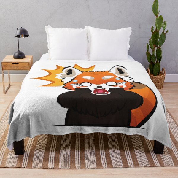Item preview, Scared Cute Red Panda Afraid Adorable Endangered Species Animal designed and sold by treasure-crafts.