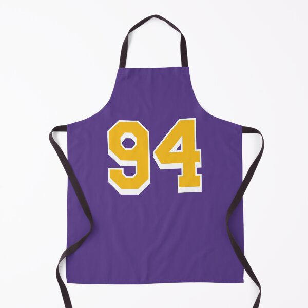 Artikelvorschau, 94 Gelbe Nummer vierundneunzig lila Basketball-Trikot entworfen und verkauft von elhefe.