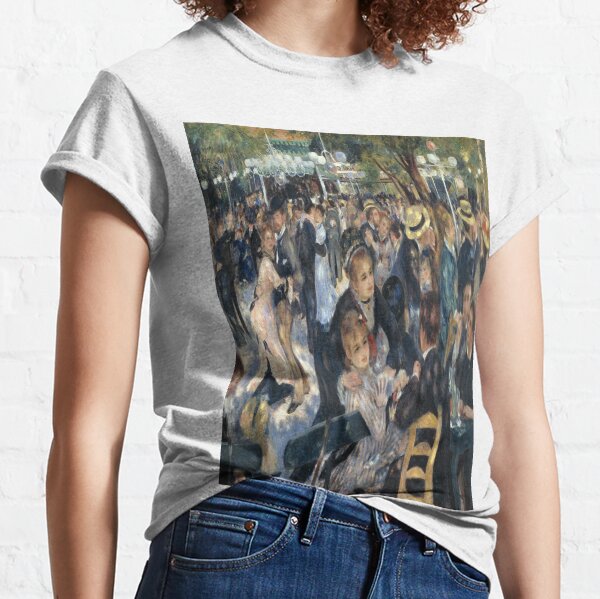 Bal du moulin de la Galette( Dance at Le moulin de la Galette)-Pierre-Auguste Renoir Classic T-Shirt