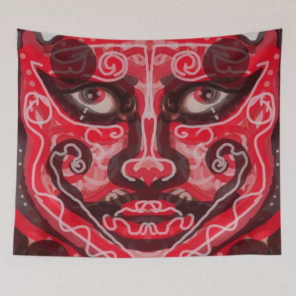 Item preview, the red bad face designed and sold by jotcar.