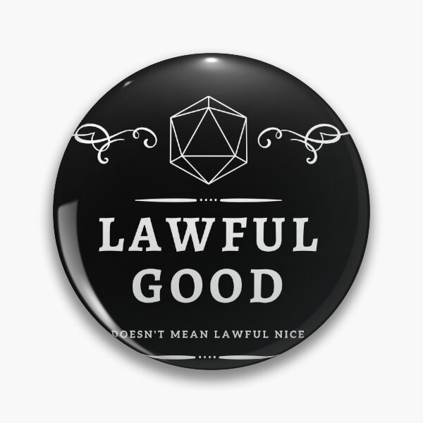 Item preview, Lawful Good DnD Allignment designed and sold by MickTilio.