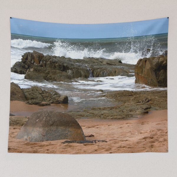 Item preview, Crashing Ocean Waves On Rocks And Beach designed and sold by comcamworld.